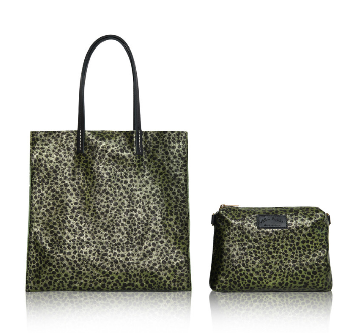 Green Cheetah 2 in 1 Shopper-Tasche – Houston