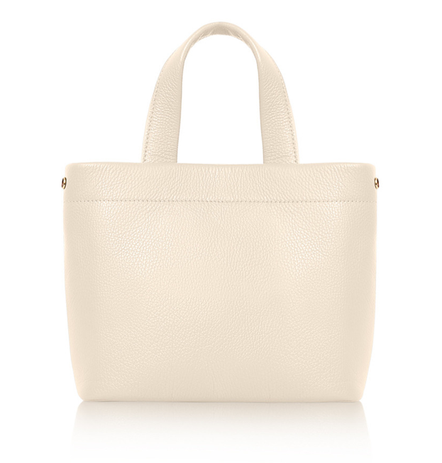 Cream Minimalistic Work Bag - Betty