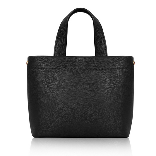 Black Minimalistic Work Bag - Betty