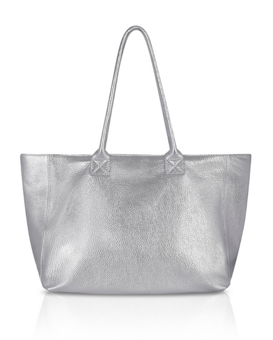 Metallic leather Shoulder Bag - Carrie