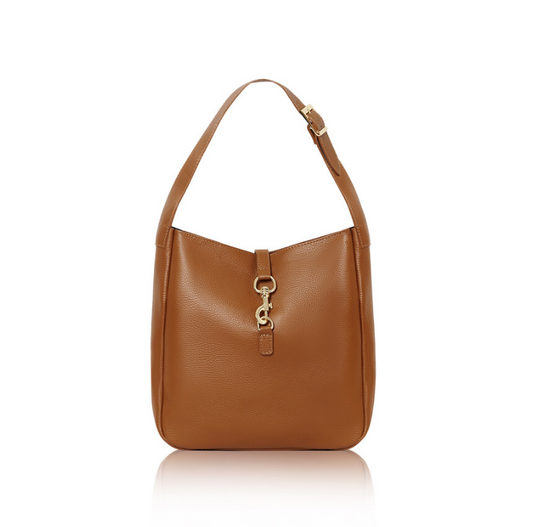 Tan Leather Shoulder Bag - Bodhi