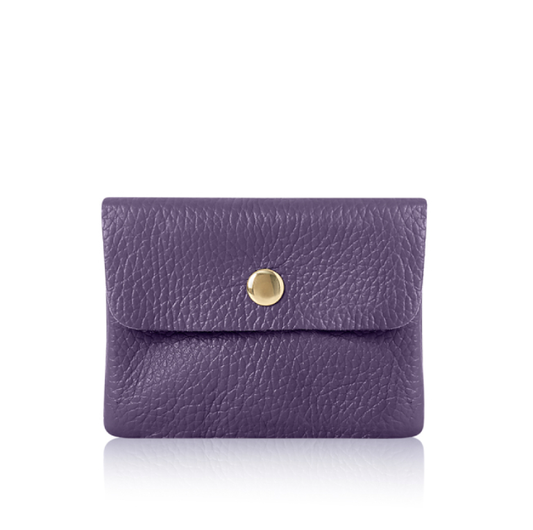 Purple Grape Mini Leather Purse - Mini