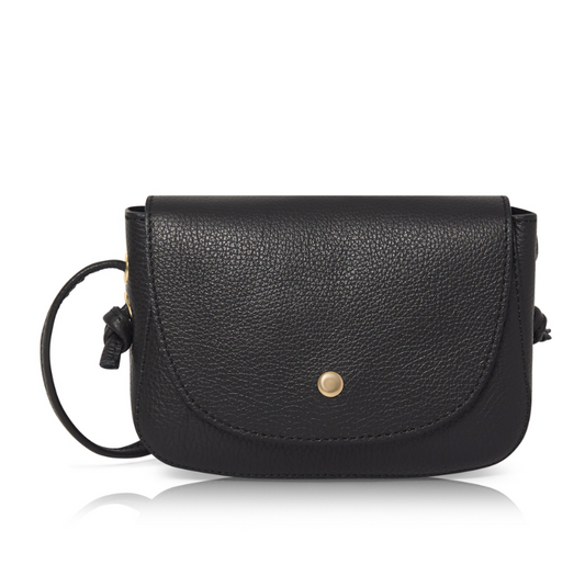 Small Black Bag With Knot Detail - Isla