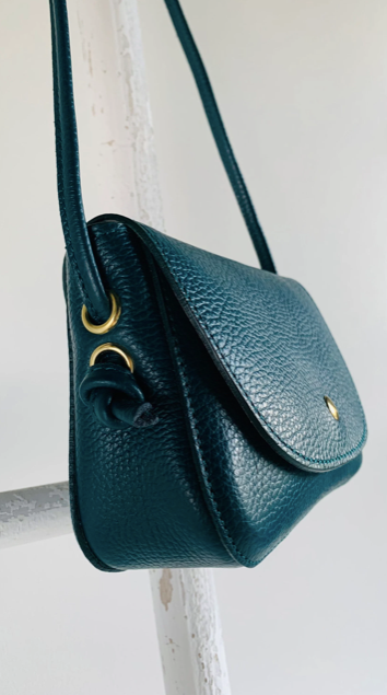 Small Teal Bag With Knot Detail - Isla