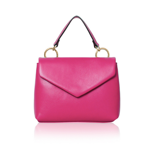 Fuchsia Pink Multiway Bag With Chain Handle - Kate