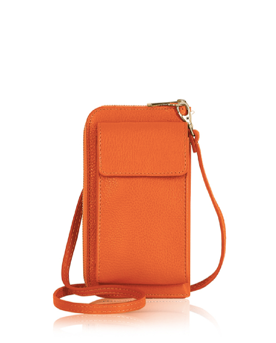 Orange Travel Purse & Phone Holder - Tiffany