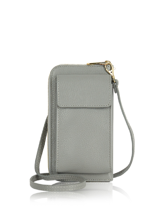 Light Grey Travel Purse & Phone Holder - Tiffany