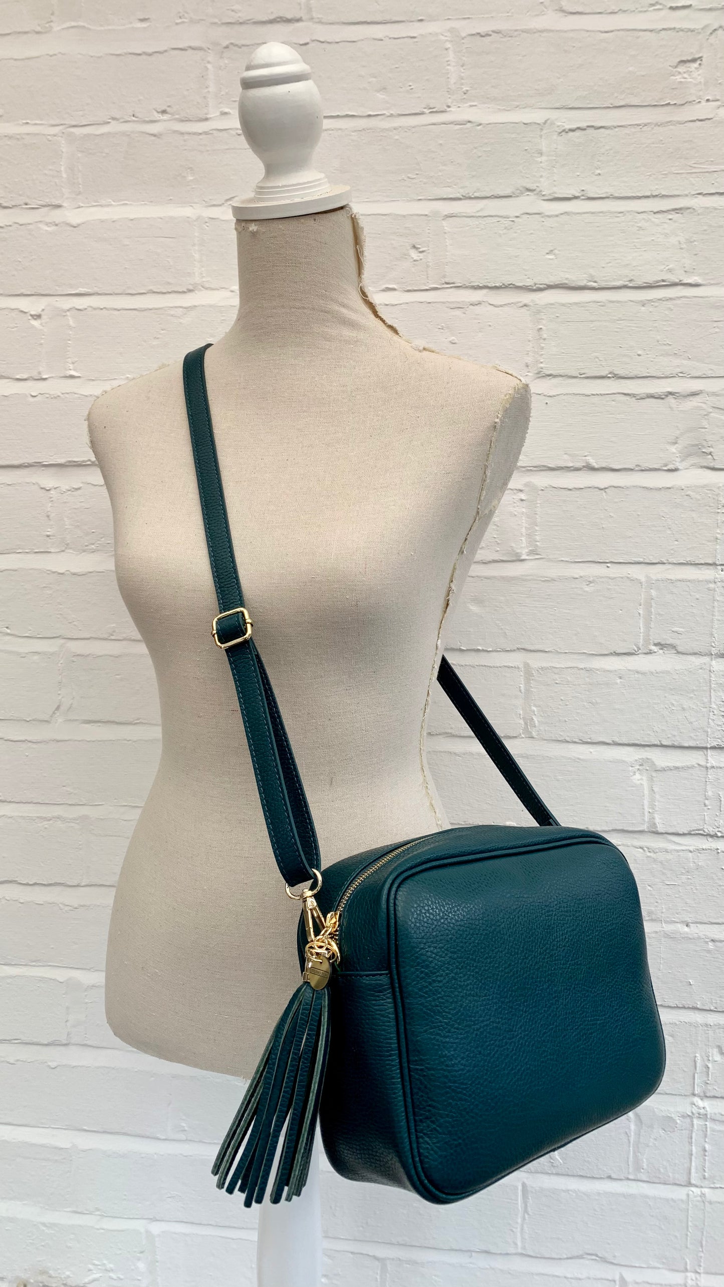 Teal Large Crossbody Bag - Darcy