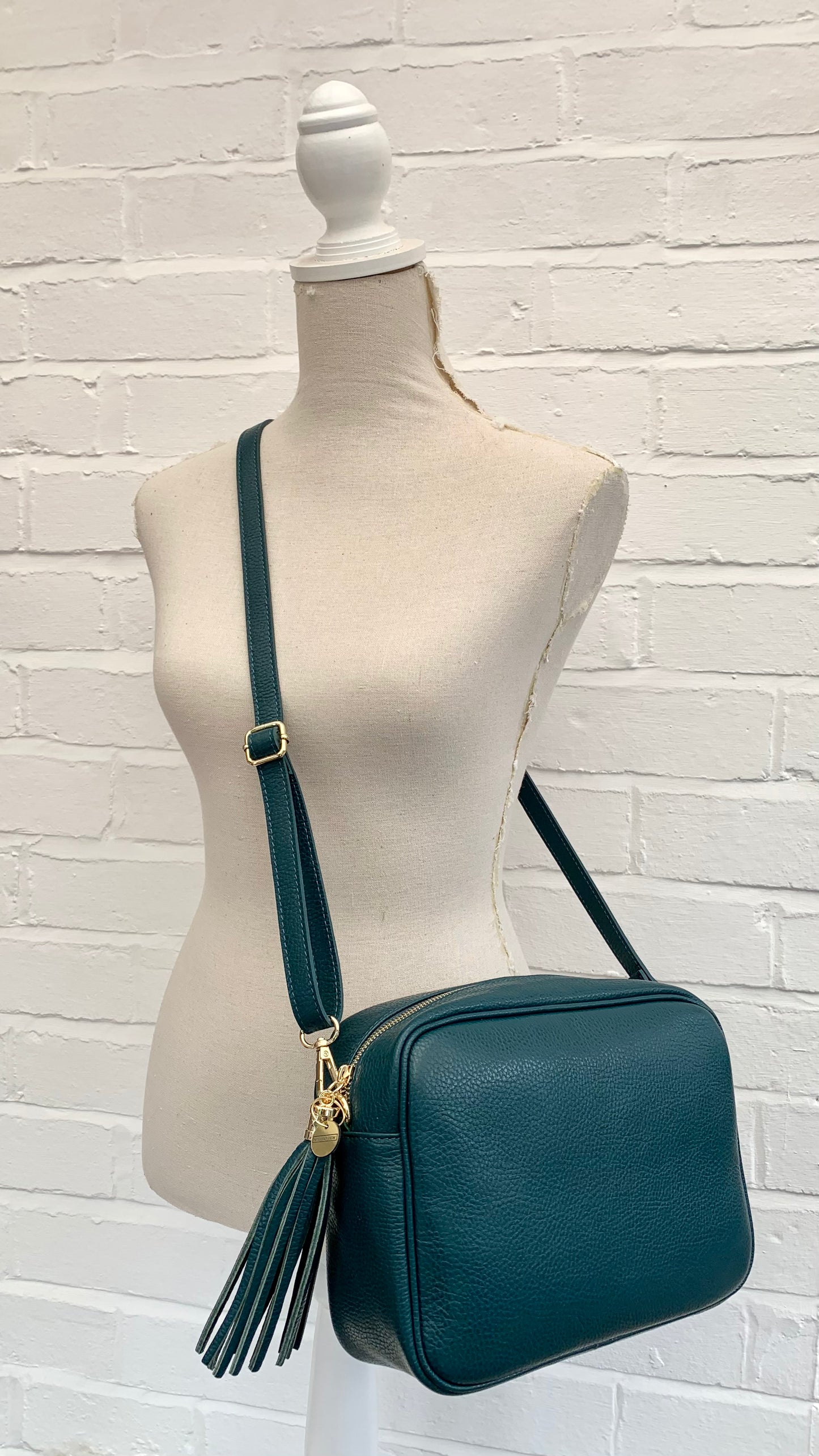 Teal Large Crossbody Bag - Darcy