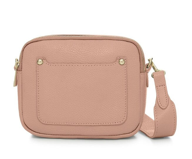 Smoke Rose Leather Crossbody Bag - Victoria