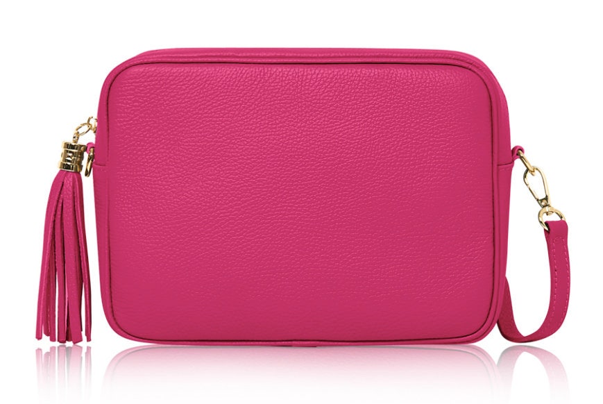 Fuchsia Large Crossbody Bag - Darcy