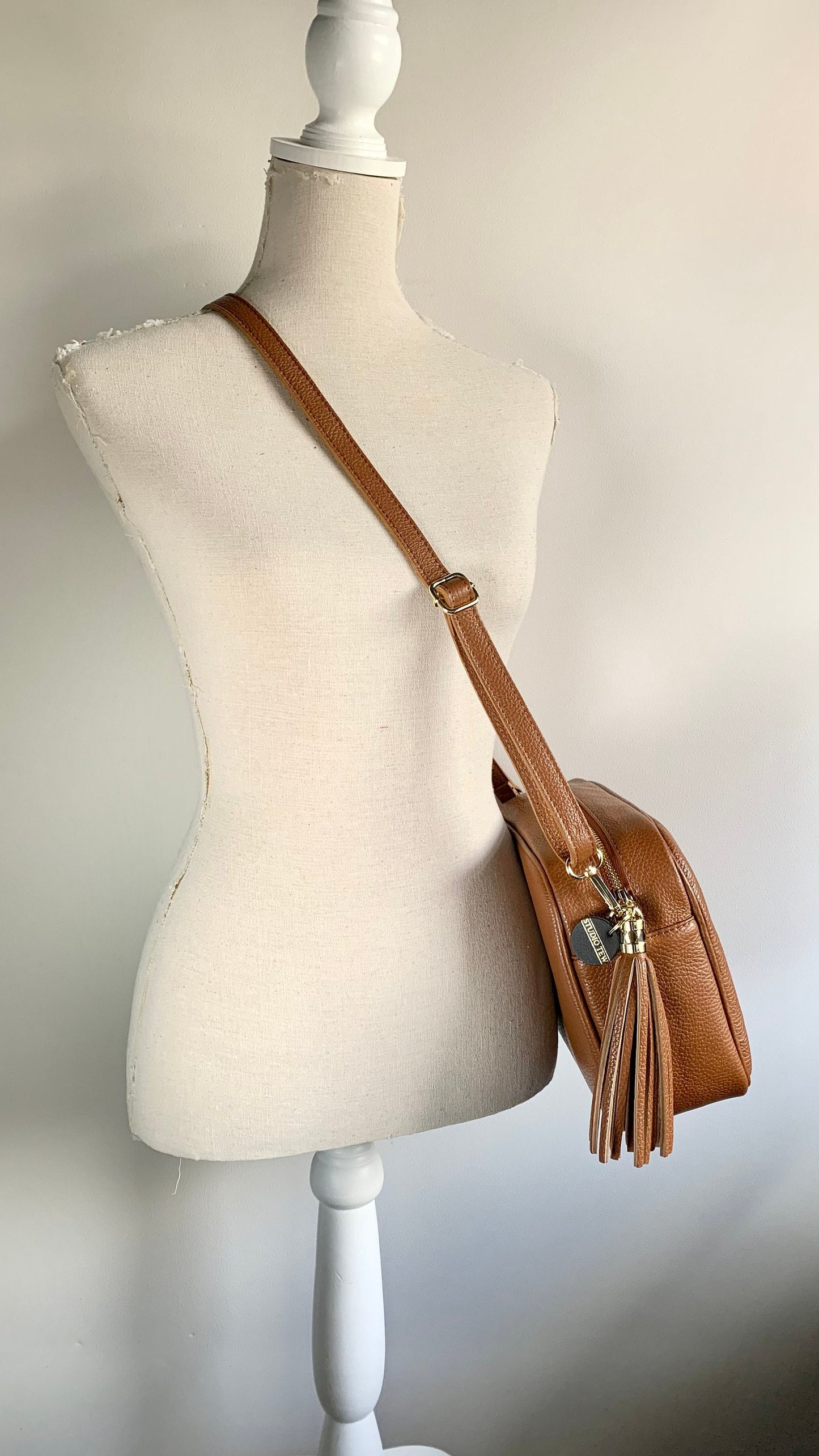 Tan Large Crossbody Bag - Darcy