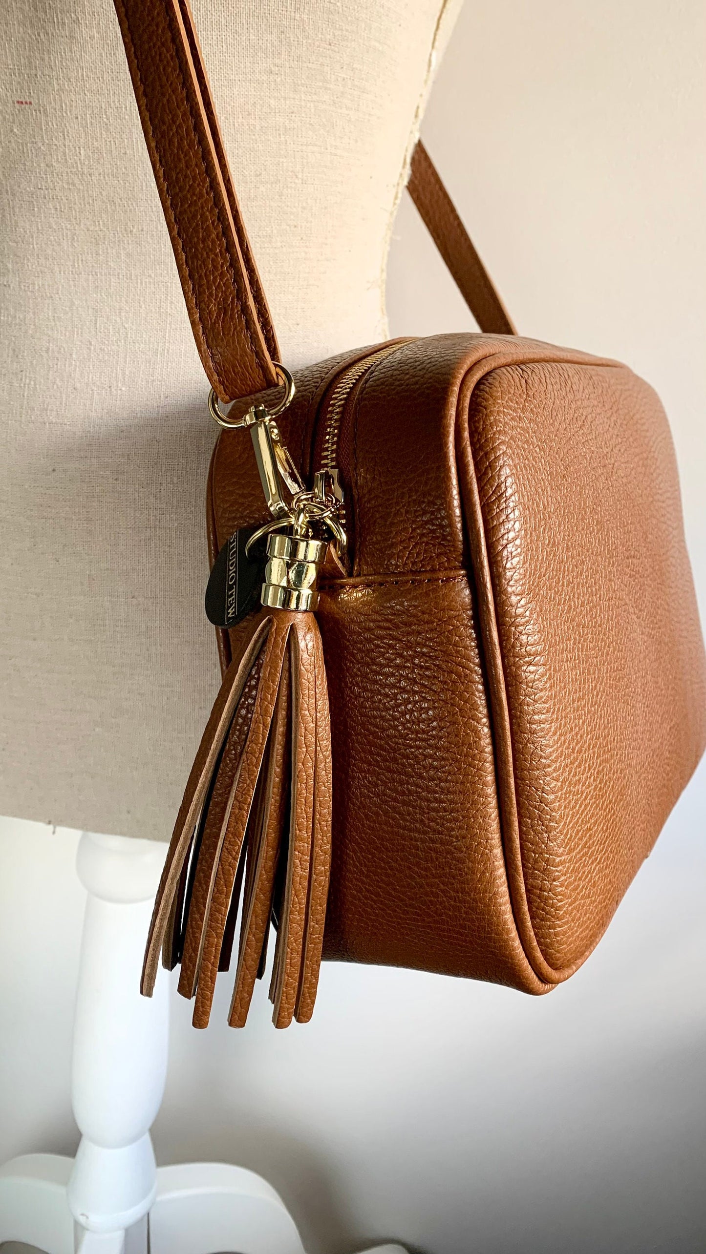 Tan Large Crossbody Bag - Darcy