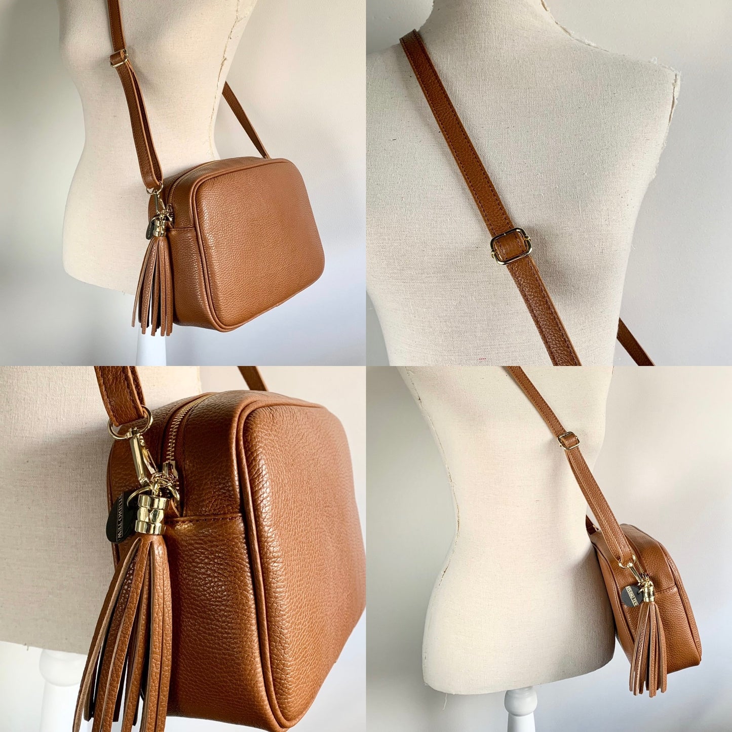 Large Crossbody Bag With Tassel - Darcy